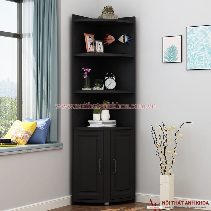 Tủ Kệ Góc Tường Gỗ Công Nghiệp MDF Cao Cấp Tủ Kệ Góc Tường Gỗ Công Nghiệp MDF Cao Cấp