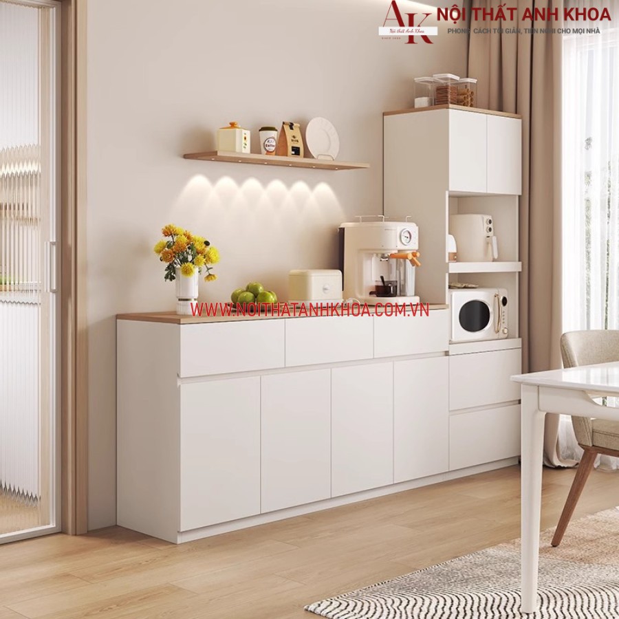 Tủ kệ nhà bếp đa năng tiện lợi Tủ kệ nhà bếp đa năng tiện lợi