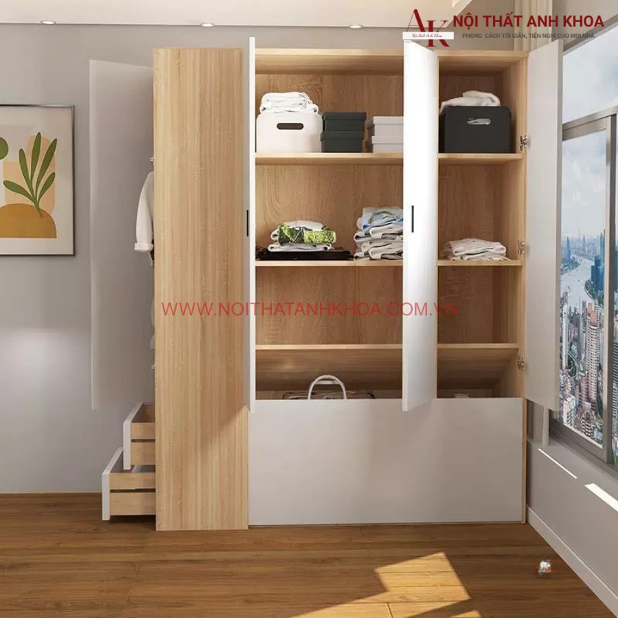 Phần tủ liền giường thông minh gỗ công nghiệp Phần tủ liền giường thông minh gỗ công nghiệp