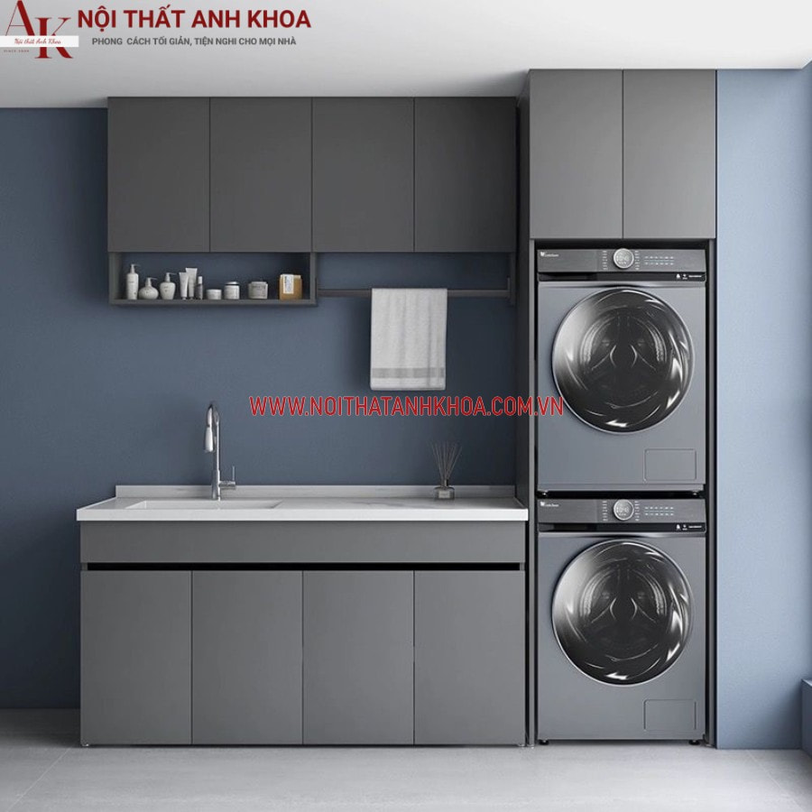Tủ máy giặt thông minh tiện lợi