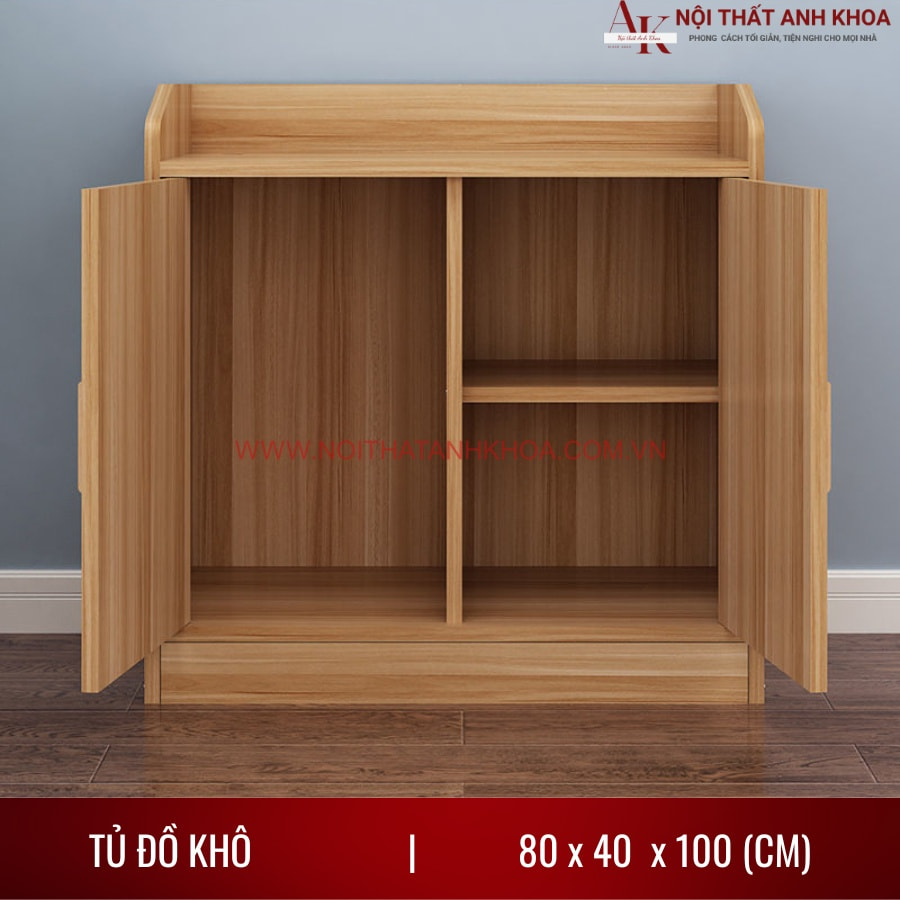 Kích thước ngăn kệ tủ nhà bếp đa năng gỗ công nghiệp 2 cánh màu vàng vân gỗ đẹp, hiện đại Kích thước ngăn kệ tủ nhà bếp đa năng gỗ công nghiệp 2 cánh màu vàng vân gỗ đẹp, hiện đại