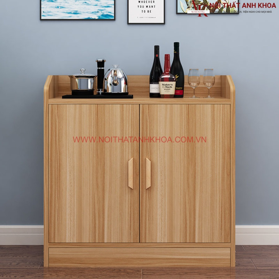 Tủ nhà bếp đa năng gỗ công nghiệp 2 cánh màu vàng vân gỗ đẹp, hiện đại Tủ nhà bếp đa năng gỗ công nghiệp 2 cánh màu vàng vân gỗ đẹp, hiện đại