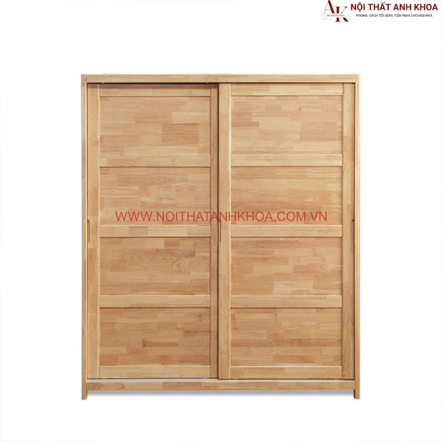 Tủ quần áo 2 cánh lùa gỗ ghép cao cấp Tủ quần áo 2 cánh lùa gỗ ghép cao cấp