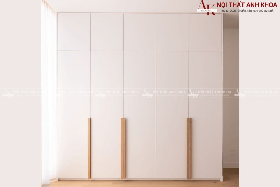 Tủ quần áo 5 cánh 2 tầng tiện lợi Tủ quần áo 5 cánh 2 tầng tiện lợi