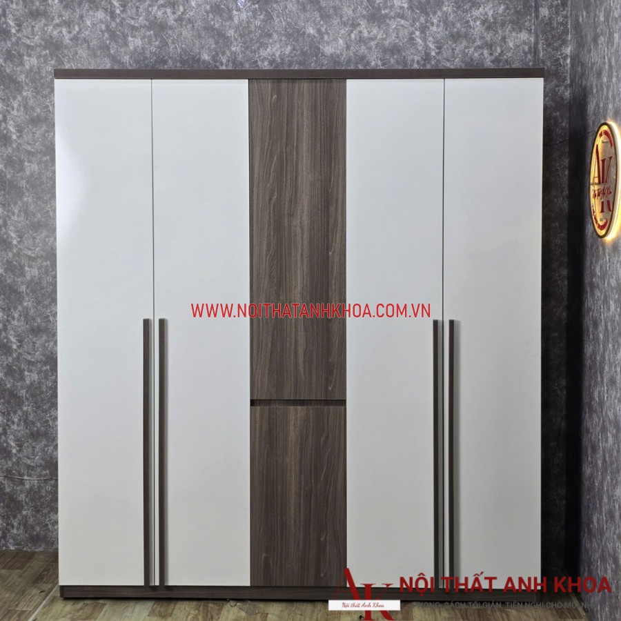 Tủ quần áo 5 cánh gỗ công nghiệp MDF Tủ quần áo 5 cánh gỗ công nghiệp MDF