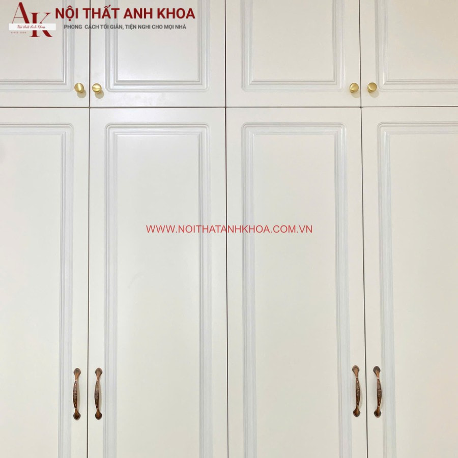 Tủ quần áo âm tường kịch trần gỗ công nghiệp Tủ quần áo âm tường kịch trần gỗ công nghiệp