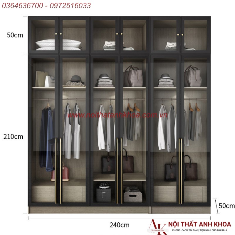 Tủ Quần Áo Cánh Kính Cường Lực Gỗ MDF Thiết Kế Sang Trọng Đẹp Mắt Tủ Quần Áo Cánh Kính Cường Lực Gỗ MDF Thiết Kế Sang Trọng Đẹp Mắt
