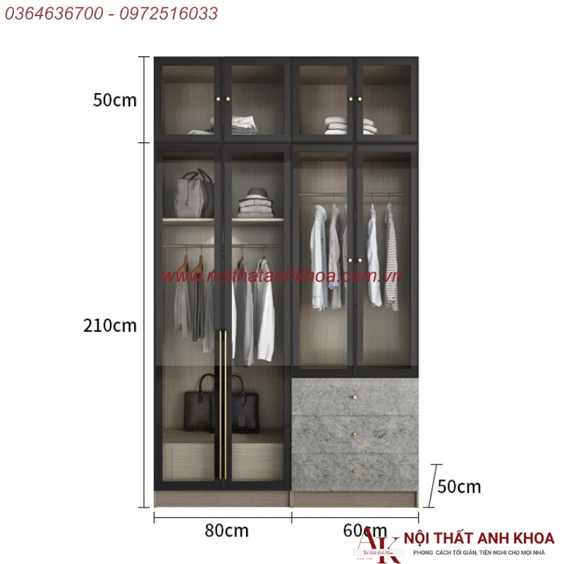 Tủ Quần Áo Cánh Kính Cường Lực Gỗ MDF Thiết Kế Sang Trọng Đẹp Mắt Tủ Quần Áo Cánh Kính Cường Lực Gỗ MDF Thiết Kế Sang Trọng Đẹp Mắt