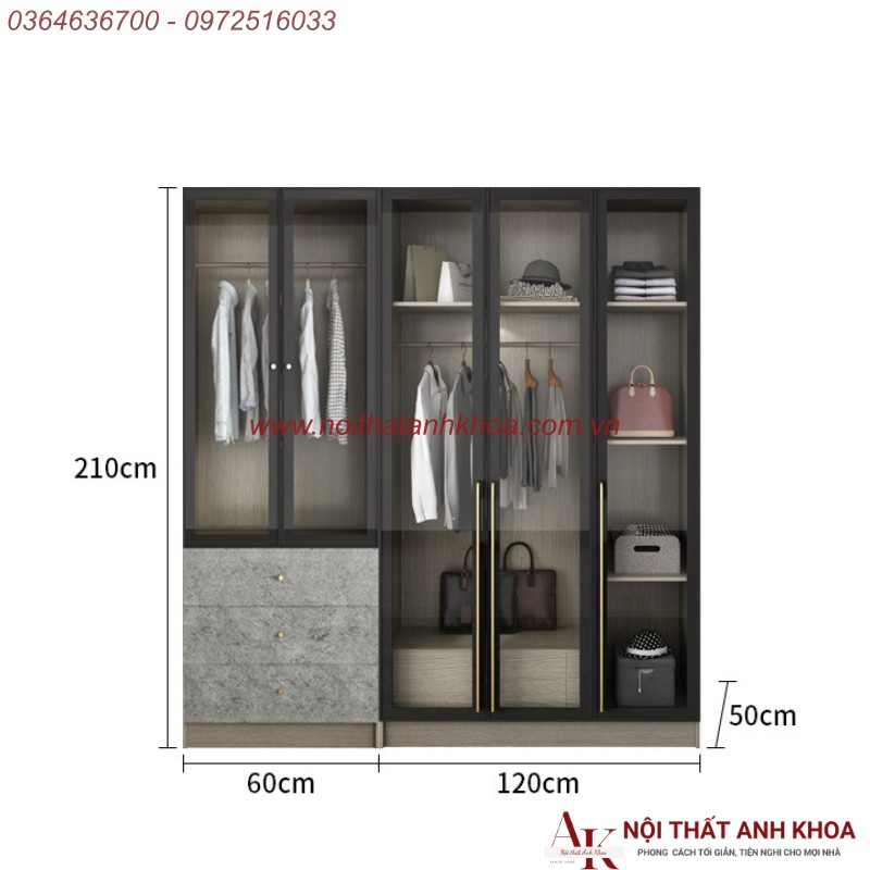 Tủ Quần Áo Cánh Kính Cường Lực Gỗ MDF Thiết Kế Sang Trọng Đẹp Mắt Tủ Quần Áo Cánh Kính Cường Lực Gỗ MDF Thiết Kế Sang Trọng Đẹp Mắt