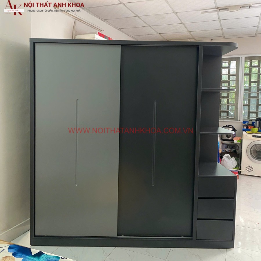 Tủ quần áo cánh trượt gỗ công nghiệp cao cấp, hiện đại Tủ quần áo cánh trượt gỗ công nghiệp cao cấp, hiện đại