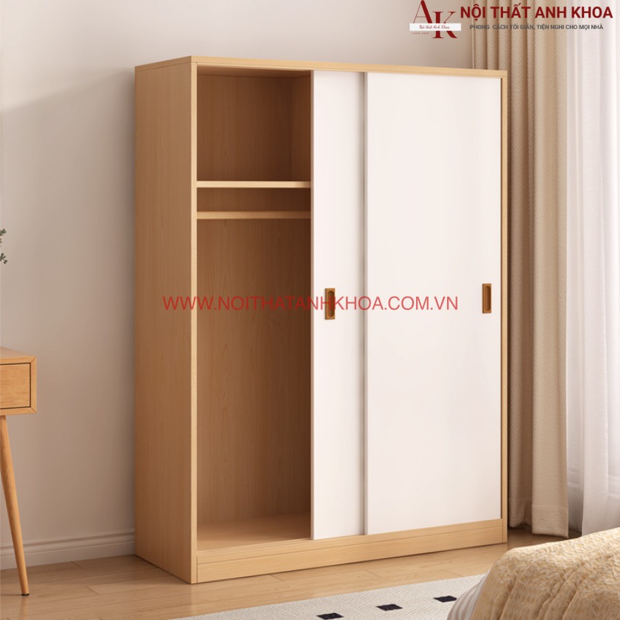 Tủ quần áo cửa lùa 2 cánh cao cấp Tủ quần áo cửa lùa 2 cánh cao cấp