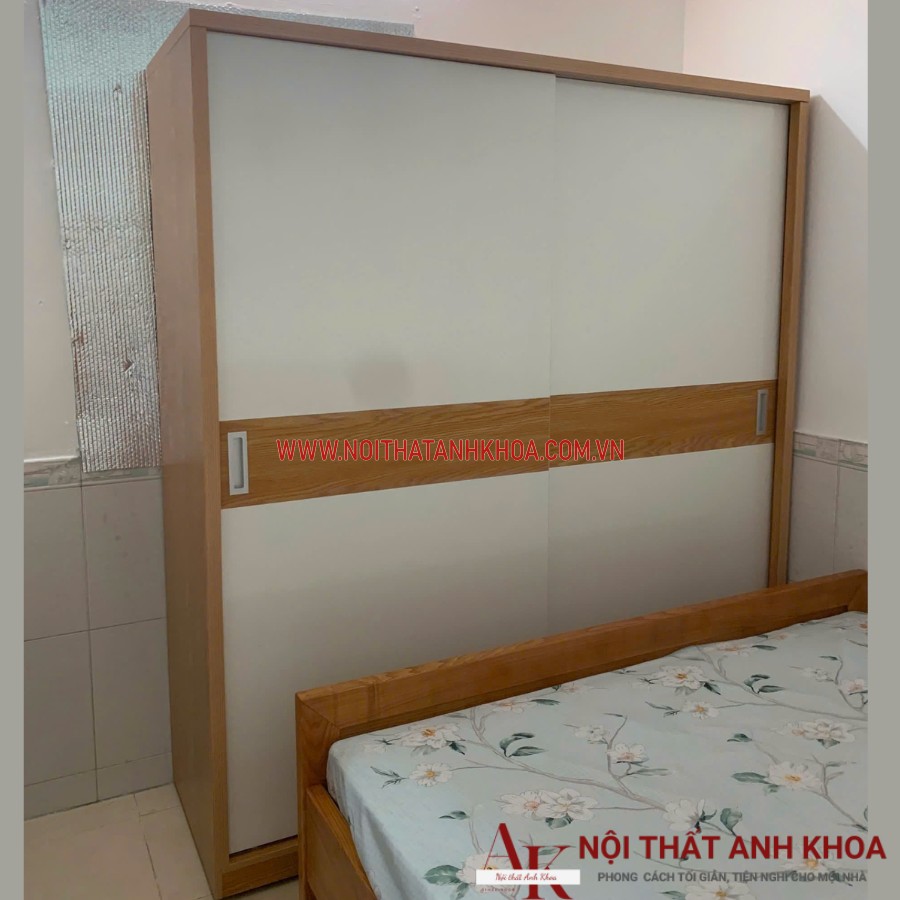 Tủ Quần Áo Cửa Lùa 2 Cánh Gỗ Công Nghiệp Đẹp Giá Rẻ Tủ Quần Áo Cửa Lùa 2 Cánh Gỗ Công Nghiệp Đẹp Giá Rẻ