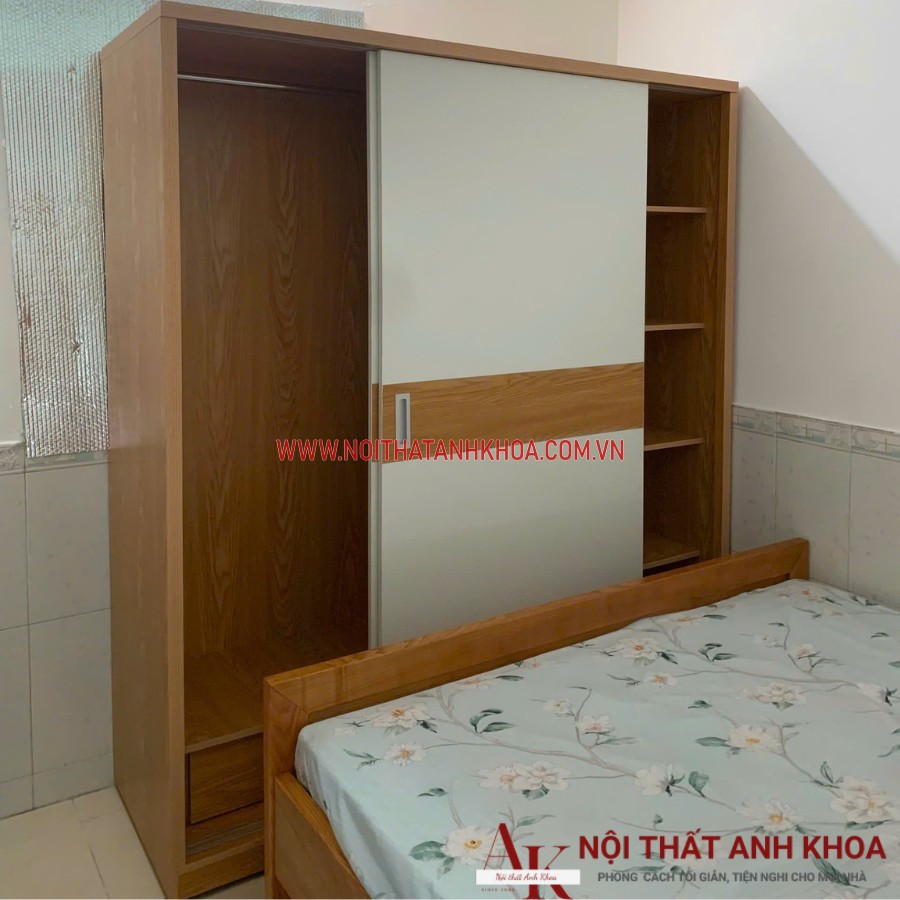 Tủ Quần Áo Cửa Lùa 2 Cánh Gỗ Công Nghiệp Đẹp Giá Rẻ Tủ Quần Áo Cửa Lùa 2 Cánh Gỗ Công Nghiệp Đẹp Giá Rẻ