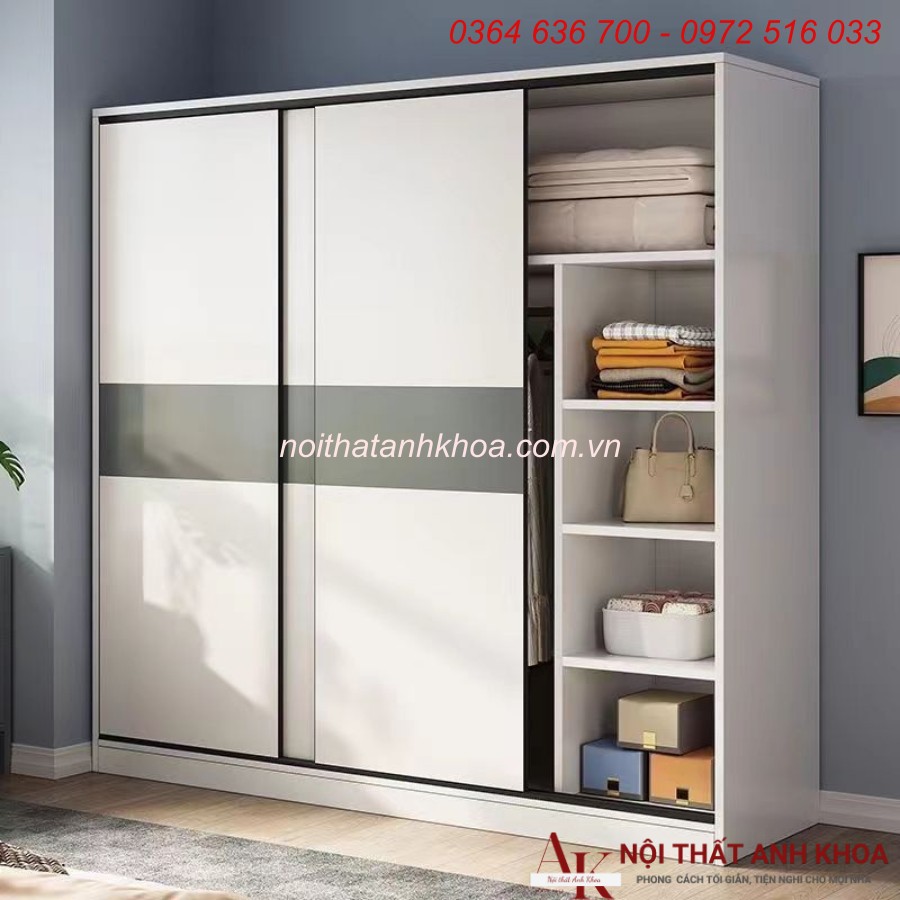 Tủ Quần Áo Cửa Lùa 2 Cánh Gỗ Công Nghiệp Bền Đẹp Tủ Quần Áo Cửa Lùa 2 Cánh Gỗ Công Nghiệp Bền Đẹp