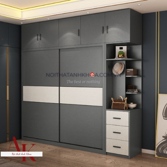 Tủ Quần Áo Cửa Lùa Gỗ Công Nghiệp MDF Thiết Kế Hiện Đại Tủ Quần Áo Cửa Lùa Gỗ Công Nghiệp MDF Thiết Kế Hiện Đại