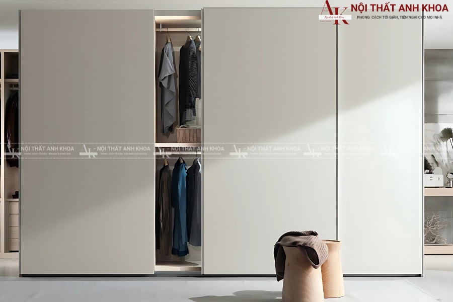 Tủ quần áo cửa lùa kịch trần Tủ quần áo cửa lùa kịch trần