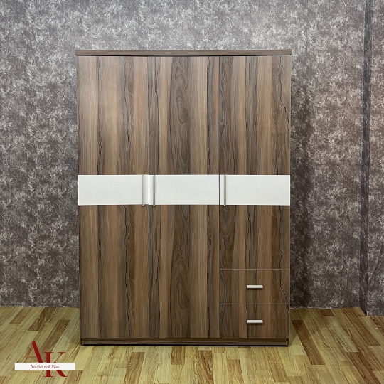 Tủ Quần Áo Giá Rẻ Gỗ MDF 3 Cánh Đơn Giản Tiện Lợi Tủ Quần Áo Giá Rẻ Gỗ MDF 3 Cánh Đơn Giản Tiện Lợi