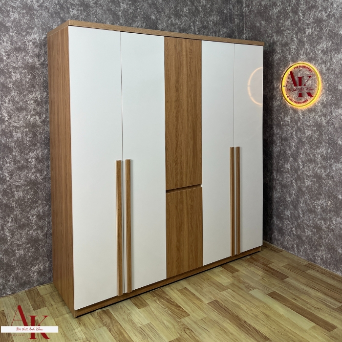 Tủ Quần Áo Giá Rẻ Gỗ Công Nghiệp MDF Hiện Đại Phối Màu Đẹp Tủ Quần Áo Giá Rẻ Gỗ Công Nghiệp MDF Hiện Đại Phối Màu Đẹp