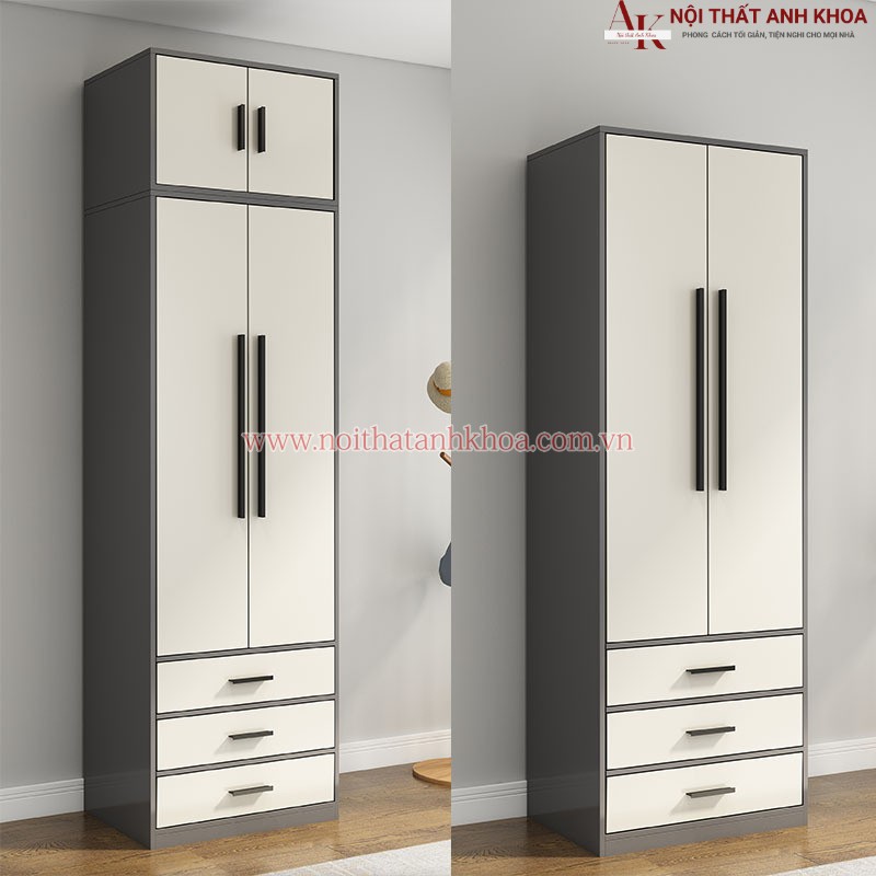 Tủ Quần Áo Gỗ Công Nghiệp MDF Phủ Melamine giá rẻ Tủ Quần Áo Gỗ Công Nghiệp MDF Phủ Melamine giá rẻ