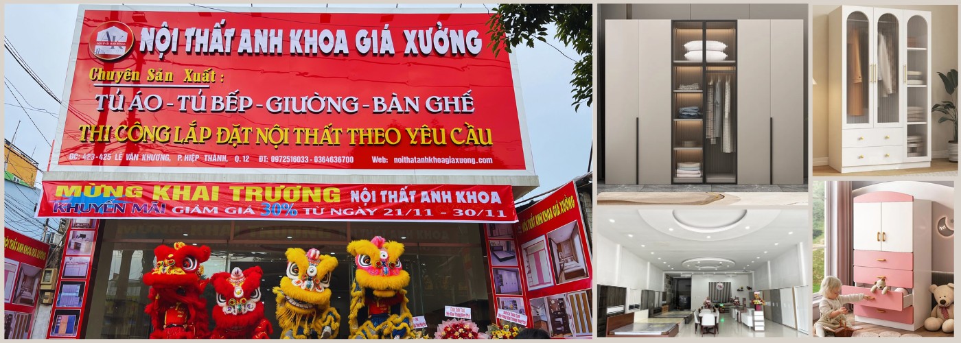 Mua tủ quần áo tại Nội thất Anh Khoa - Quận 12