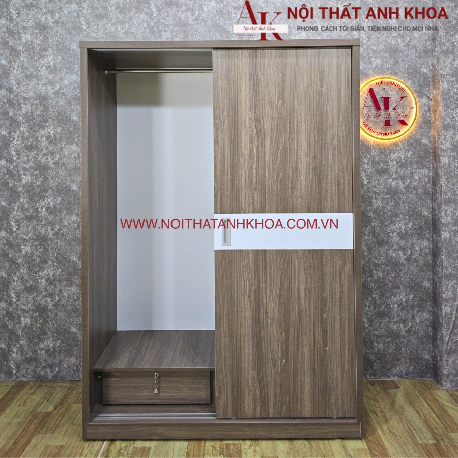 Thanh treo inox chắc chắn của tủ quần áo MDF Thanh treo inox chắc chắn của tủ quần áo MDF
