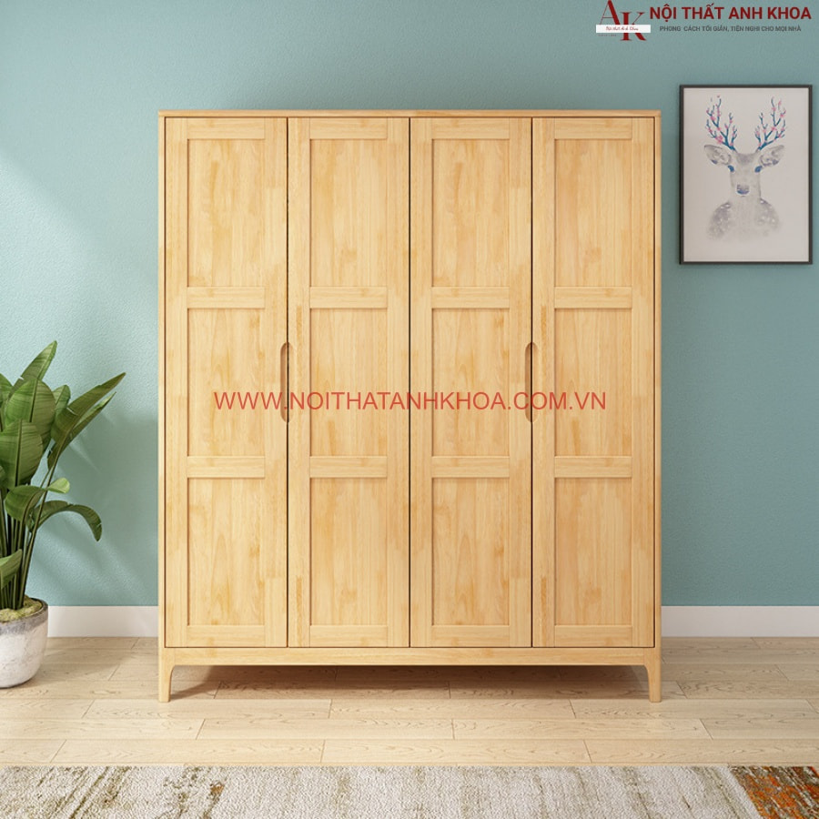Tủ quần áo gỗ ghép sồi cao cấp Tủ quần áo gỗ ghép sồi cao cấp
