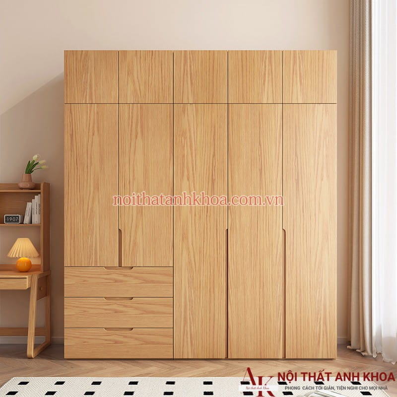 Tủ Quần Áo Gỗ MDF Thiết Kế Thông Minh Hiện Đại Tủ Quần Áo Gỗ MDF Thiết Kế Thông Minh Hiện Đại