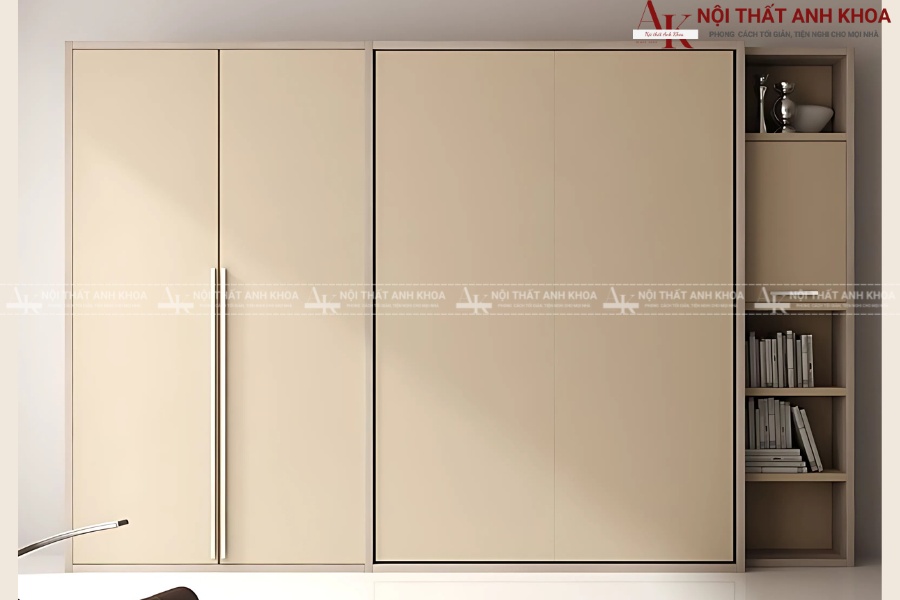 Tủ quần áo gỗ thẩm mỹ tiện nghi Tủ quần áo gỗ thẩm mỹ tiện nghi