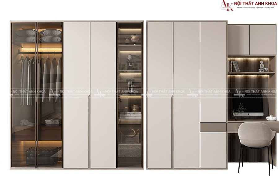 Tủ quần áo kết hợp bàn làm việc là gì? Tủ quần áo kết hợp bàn làm việc là gì?