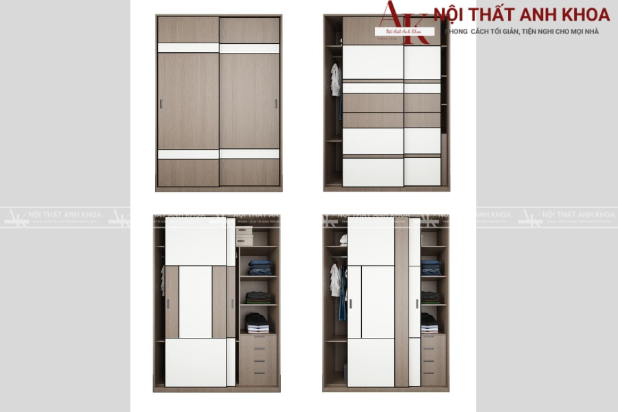 Tủ quần áo lắp ráp bằng gỗ MDF – Nâng tầm không gian phòng trọ Tủ quần áo lắp ráp bằng gỗ MDF – Nâng tầm không gian phòng trọ