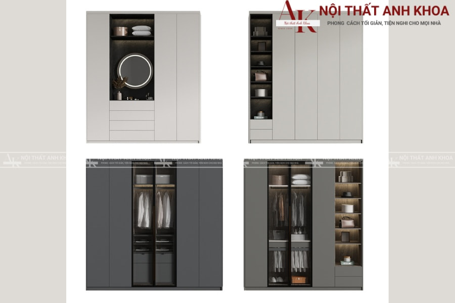 Tủ quần áo lắp ráp bằng gỗ Tủ quần áo lắp ráp bằng gỗ