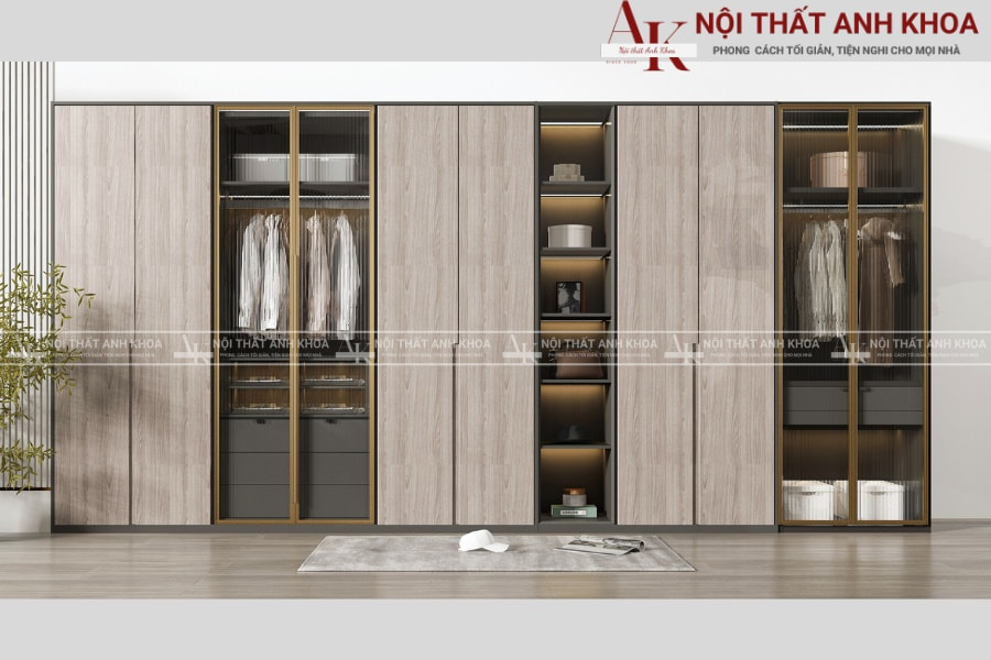 Tủ quần áo MDF tại nội thất Anh Khoa Tủ quần áo MDF tại nội thất Anh Khoa