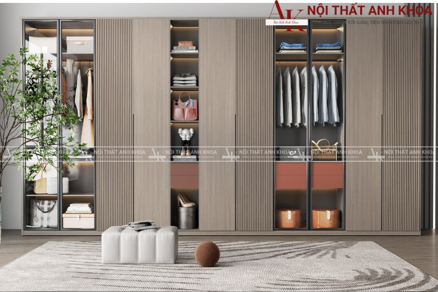  Mẫu tủ quần áo gỗ và kích thước chuẩn