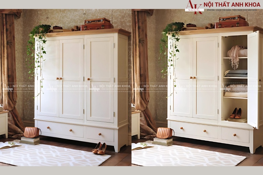 Tủ quần áo nhỏ - Giải pháp thông minh cho không gian hạn chế Tủ quần áo nhỏ - Giải pháp thông minh cho không gian hạn chế