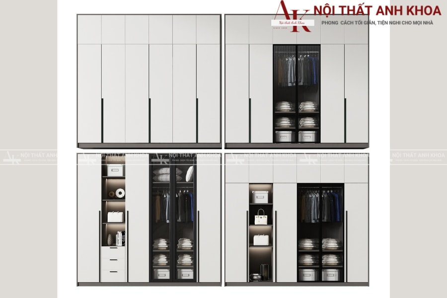 Tủ quần áo gỗ - Chọn kích thước sao cho đẹp
