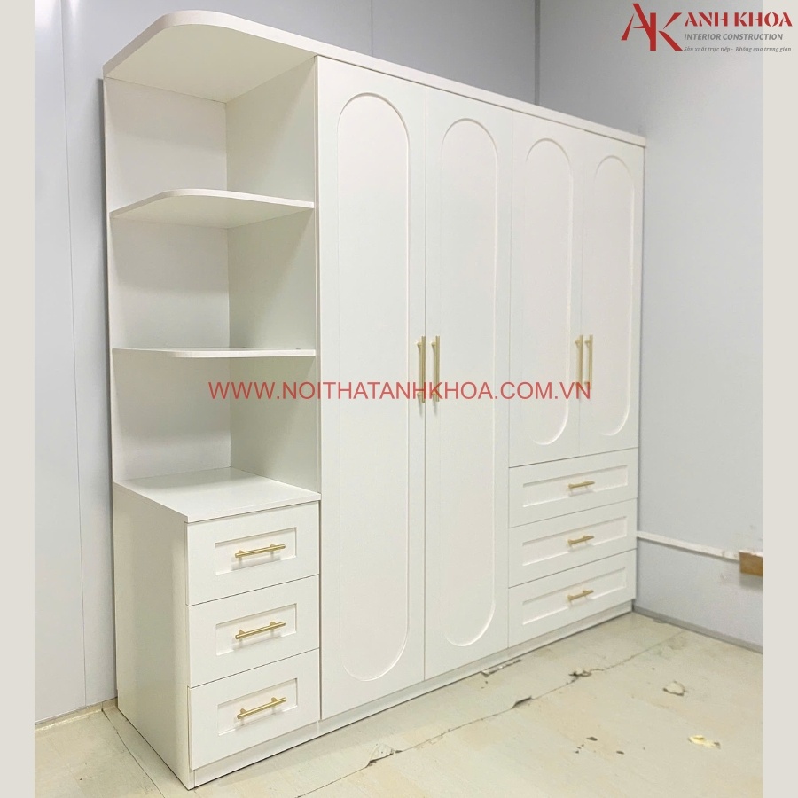 Tủ quần áo phong cách Tân Cổ Điển đẹp cao cấp Tủ quần áo phong cách Tân Cổ Điển đẹp cao cấp