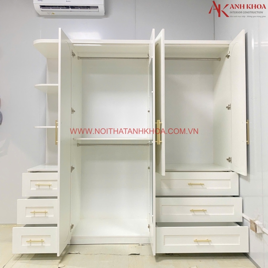 Tủ quần áo phong cách Tân Cổ Điển đẹp cao cấp Tủ quần áo phong cách Tân Cổ Điển đẹp cao cấp