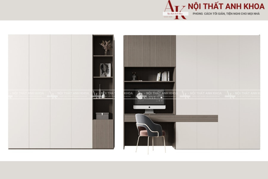 Tiêu chuẩn kích thước tủ quần áo gỗ hiện đại