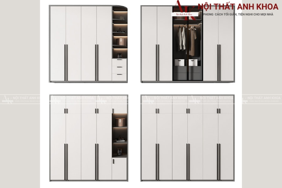 Kích thước tủ gỗ đẹp cho căn hộ chung cư