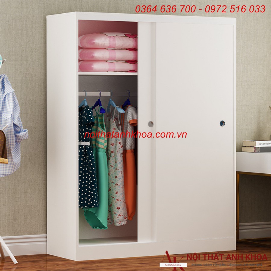 Tủ quần áo 2 buồng cho bé Tủ quần áo 2 buồng cho bé