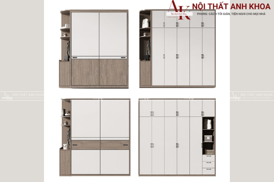 Chọn kích thước tủ quần áo gỗ đúng chuẩn