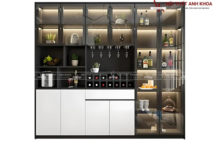 Tủ rượu chung cư - Tối ưu diện tích, nâng tầm phong cách Tủ rượu chung cư - Tối ưu diện tích, nâng tầm phong cách