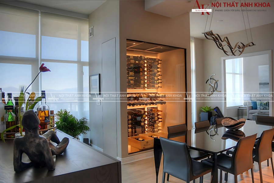 Bí quyết chọn tủ rượu phù hợp với chung cư Bí quyết chọn tủ rượu phù hợp với chung cư