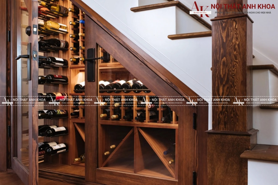 Tủ rượu gầm cầu thang - Điểm nhấn đẳng cấp cho ngôi nhà Tủ rượu gầm cầu thang - Điểm nhấn đẳng cấp cho ngôi nhà