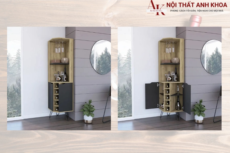 Tủ rượu góc Tủ rượu góc