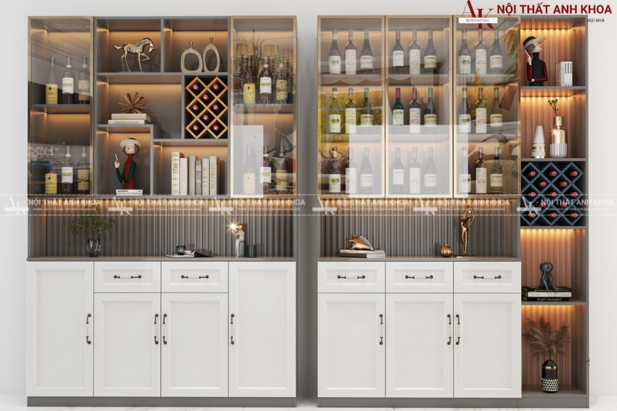 Xu hướng thiết kế tủ rượu đẹp 2025 Xu hướng thiết kế tủ rượu đẹp 2025