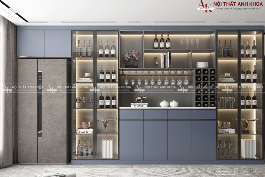 Tủ rượu đẹp cho người yêu rượu và yêu cái đẹp Tủ rượu đẹp cho người yêu rượu và yêu cái đẹp
