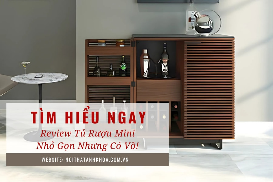 Tủ rượu mini: Nhỏ gọn nhưng "có võ" Tủ rượu mini: Nhỏ gọn nhưng "có võ"