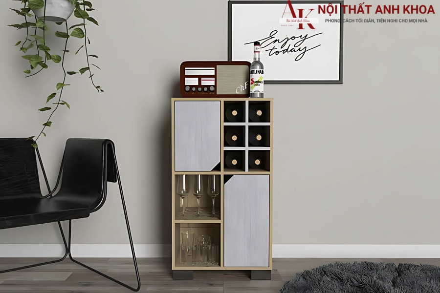 Tủ rượu mini - Nội Thất Anh Khoa Tủ rượu mini - Nội Thất Anh Khoa