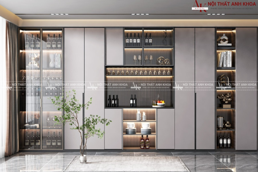 Sở hữu ngay tủ rượu bếp đẹp chuẩn từng chi tiết Sở hữu ngay tủ rượu bếp đẹp chuẩn từng chi tiết
